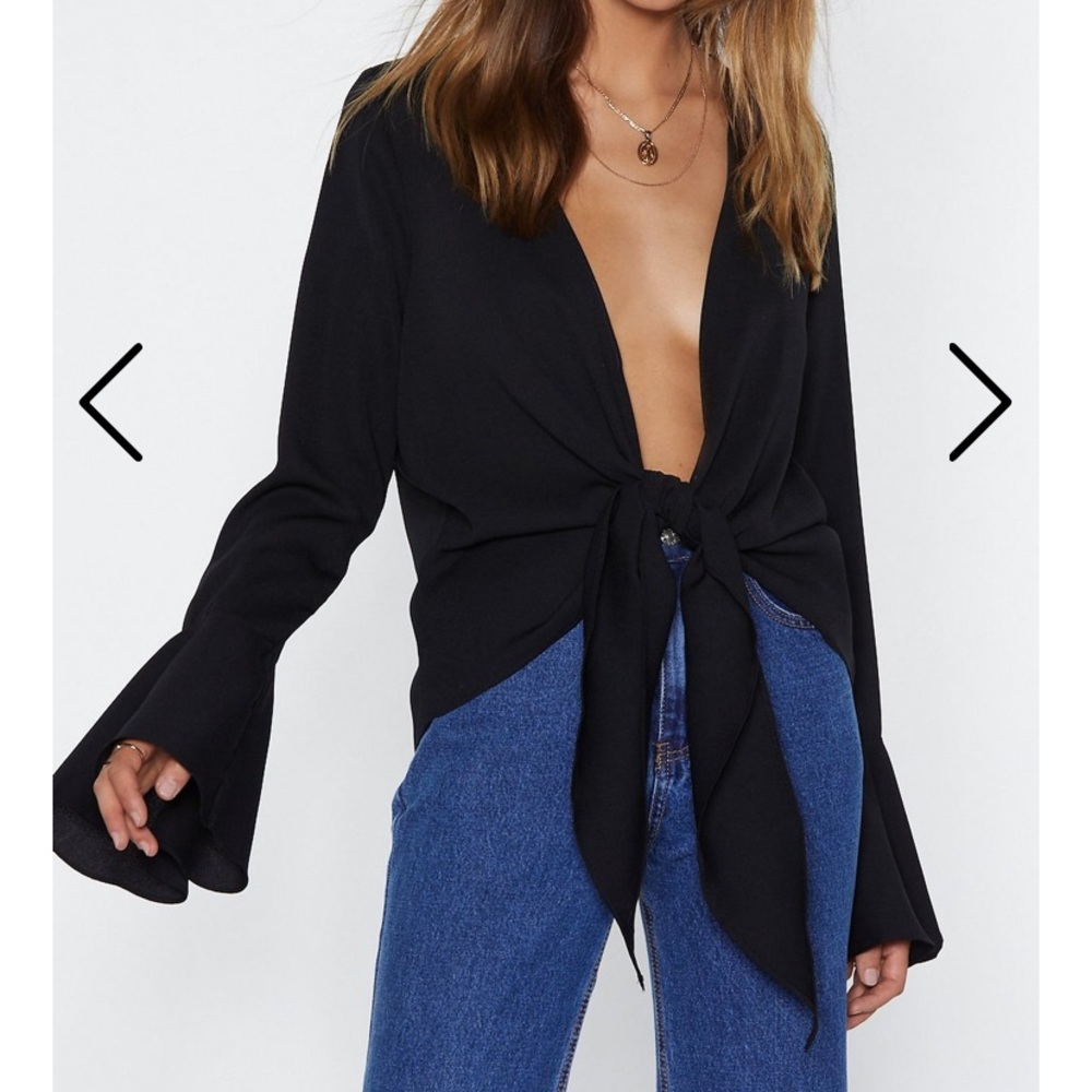 Tie Front Top